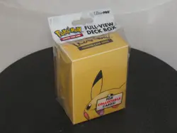Pikachu face ULTRA PRO deck box CARD BOX FOR POKEMON CARDS MTG - Image 1