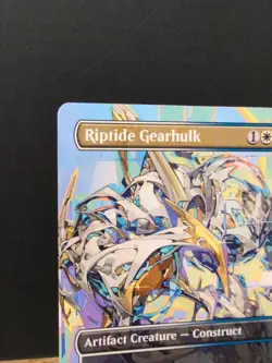 Riptide Gearhulk (Borderless) #353 (NM) Aetherdrift DFT Magic MTG - Image 2