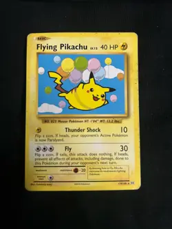 Pokemon Flying Pikachu Card 110/108 English 2016 - Image 1