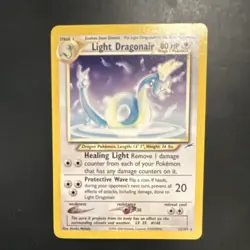 Pokemon Light Dragonair 22/105 Neo Destiny Rare Unlimited 80 HP TCG Card - Image 1