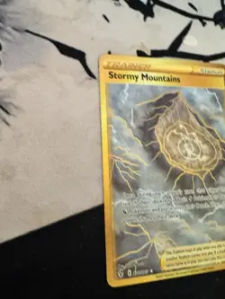 Pokemon TCG Stormy Mountains Evolving Skies Holo Card 232/203 Secret Rare - Image 2
