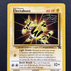Electabuzz (Movie Promo) 02/53 Wotc Promo Wizards Pokemon Card Near Mint NM - Image 2