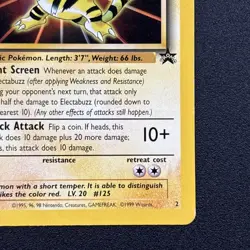 Electabuzz (Movie Promo) 02/53 Wotc Promo Wizards Pokemon Card Near Mint NM - Image 5