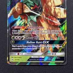Decidueye GX 12/149 SM Base Set Holo Full Art Pokemon Card Near Mint NM - Image 3