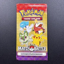 2023 Pokemon Match Battle McDonalds Promo Sealed Booster Card Pack - Image 1