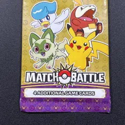 2023 Pokemon Match Battle McDonalds Promo Sealed Booster Card Pack - Image 3