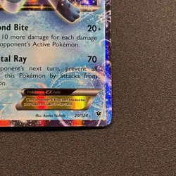 Glaceon EX 20/124 Fates Collide Holo Pokemon Card Near Mint NM - Image 5