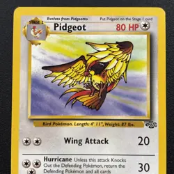 Pidgeot 24/64 Jungle Rare Non-Holo Wizards 1999 WOTC Pokemon Card Near Mint NM - Image 2
