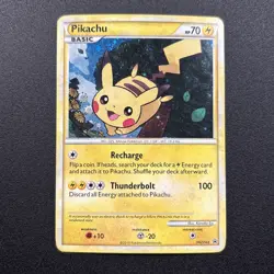 Pikachu HGSS03 Holo 2010 PROMO Pokemon Card LP - Image 1