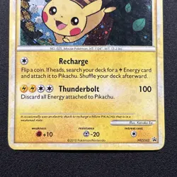 Pikachu HGSS03 Holo 2010 PROMO Pokemon Card LP - Image 3