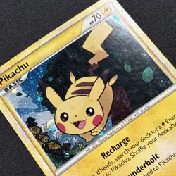 Pikachu HGSS03 Holo 2010 PROMO Pokemon Card LP - Image 4