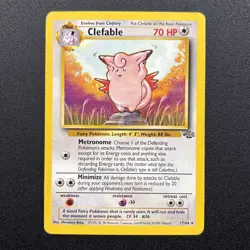 Clefable 17/64 Jungle Non-Holo WOTC Wizards Pokemon Card Near Mint NM - Image 1