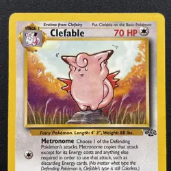 Clefable 17/64 Jungle Non-Holo WOTC Wizards Pokemon Card Near Mint NM - Image 2
