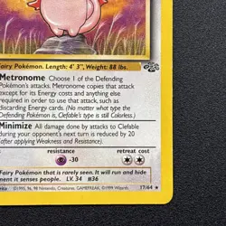 Clefable 17/64 Jungle Non-Holo WOTC Wizards Pokemon Card Near Mint NM - Image 5