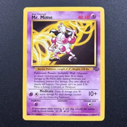 Mr. Mime 22/64 Jungle Rare Non-Holo Wizards 1999 WOTC Pokemon Card Near Mint NM - Image 1