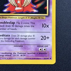 Jynx 031/102 Base Set Non-Holo WOTC Wizards Pokemon Card Near Mint NM - Image 5