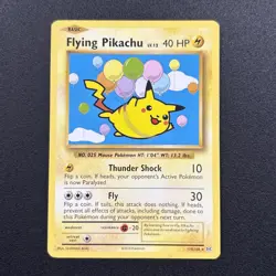 Flying Pikachu 110/108 XY Evolutions Secret Rare 2016 Pokemon Card Near Mint NM - Image 1