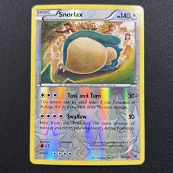 Snorlax 77/124 Fates Collide Reverse Holo 2016 Pokemon Card Near Mint NM - Image 1