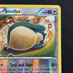 Snorlax 77/124 Fates Collide Reverse Holo 2016 Pokemon Card Near Mint NM - Image 4