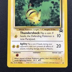 Pikachu 27/53 Promo Black Star Pokemon Card Wizards 2000 WOTC Near Mint NM - Image 3