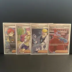 Pokemon TCG Ultra Rare Trainer Collection - 4 Card Lot - Image 1