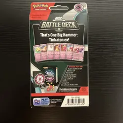 Pokemon Tinkaton ex Battle Deck 60-Card Ready-to-Play w/ Playmat & Coin - Image 2