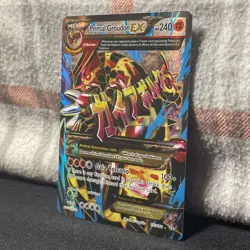 Pokemon Primal Groudon EX Full Art Ultra Rare Holo 151/160 XY Primal Clash Card - Image 3