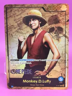 Monkey.D.Luffy Premium Card Collection -Live Action Edition- P-047 One Piece - Image 1
