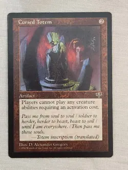 NM Cursed Totem Mirage MTG Magic the Gathering - Image 1