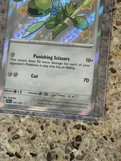 Scizor 191/091 Paldean Fates 2024 Shiny Rare Holo Pokemon Card TCG NM or Better - Image 5