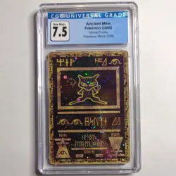 CGC 7.5 Ancient Mew Movie 2000 Promo Holo Pokemon Card SWIRL - Image 1