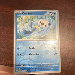 Pokemon Oshawott 021/086 Sv: White Flare Basic Reverse Holo Common 70 HP Card - Image 1