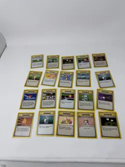 1999 Vintage Pokemon Cards Lot of 20 Trainers - Image 1