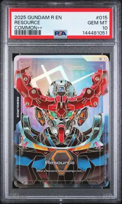 Gundam Card Game TCG Resource C++ Alt Art Holo PSA 10 Gem Mint CCG - Image 1