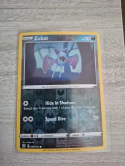 Pokemon - Zubat (Sword & Shield: Battle Styles reverse holo card - 089/163) - Image 1