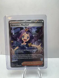 Acerola's Mischief 165/132 ME01: Mega Evolution Ultra Rare Pokemon Card - Image 1