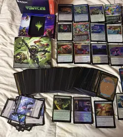 Tmnt MagicTheGathering Lot 32 Foils And Whole Box Minus Basic Lands Not Included - Image 2