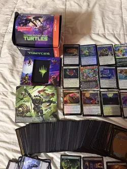 Tmnt MagicTheGathering Lot 32 Foils And Whole Box Minus Basic Lands Not Included - Image 3