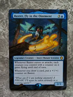 Baxter Fly in the Ointment Teenage Mutant Ninja Turtles Hand Painted Altered Art - Image 1