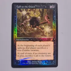 MTG FOIL Call to the Grave - Scourge #058 - NM/M - Image 1