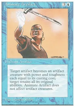 ANIMATE ARTIFACT x1 mtg NM 4th Edition 1 Unc UNPLAYED - Image 1