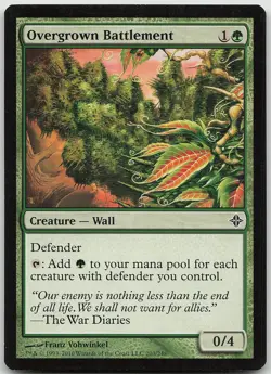 Overgrown Battlement Common Rise of the Eldrazi NM/LP MTG - Image 1
