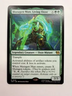 Mutagen Man, Living Ooze #124 NM MTG: Teenage Mutant Ninja Turtles (TMT) - Image 1