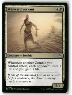 Wayward Servant Commander: Aetherdrift NM MAGIC MTG - Image 1