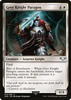 MTG - Grey Knight Paragon - Warhammer 40,000 Commander - Magic the Gathering - Image 1