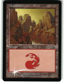 Magic the Gathering - Mercadian Masques Mountain 1999 344 Land Foil - Image 1