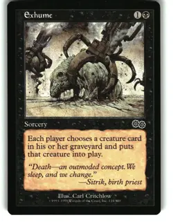 Magic the Gathering - Urza's Saga Exhume 1998 134 Common - Image 1