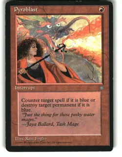 Magic the Gathering - Ice Age Pyroblast 1995 213 Common - Image 1