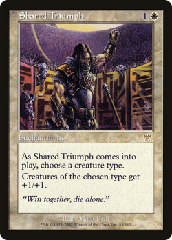 Shared Triumph x4 MTG Onslaught Excellent up to NM- 4RCards - Image 1