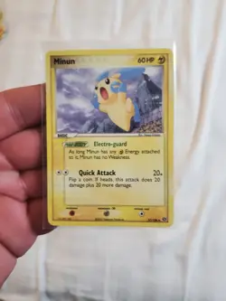 Minun - 37/106 - Uncommon NM/LP English Pokemon EX Emerald - Image 1